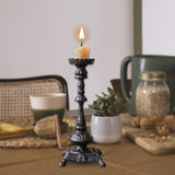 Maxbell Metal Candelabra Rustic for Candlelight Dinner Props Dining Table Decor Single Arm