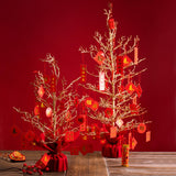 Maxbell New Year Money Tree Desktop Adornment for Shopping Mall Spring Festival 50cm