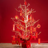 Maxbell New Year Money Tree Desktop Adornment for Shopping Mall Spring Festival 60cm