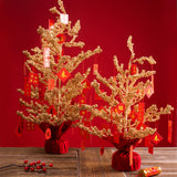 Maxbell Chinese Lucky Tree with Greetings Ornament Ornament for Home Office Hotel 60cm H