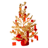 Maxbell Chinese Lucky Tree with Greetings Ornament Ornament for Home Office Hotel 60cm H