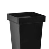 Maxbell Floral Bucket Floral Arrangement Desk Flower Vase for Indoor Wedding Porch Black