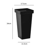 Maxbell Floral Bucket Floral Arrangement Desk Flower Vase for Indoor Wedding Porch Black