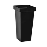 Maxbell Floral Bucket Floral Arrangement Desk Flower Vase for Indoor Wedding Porch Black
