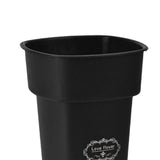 Maxbell Floral Bucket Floral Arrangement Desk Flower Vase for Indoor Wedding Porch Black with Text