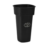 Maxbell Floral Bucket Floral Arrangement Desk Flower Vase for Indoor Wedding Porch Black with Text