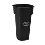 Maxbell Floral Bucket Floral Arrangement Desk Flower Vase for Indoor Wedding Porch Black with Text
