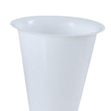 Maxbell Flower Pot Aesthetic Bucket Decorative Jug Vase for Office Table Decorations White