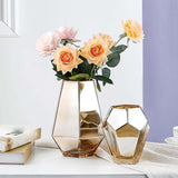 Maxbell Flower Vase Decorative Art Vases Flower Pot Flowers Arrangement Terrarium 12.5cmx15cmx8cm