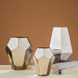 Maxbell Flower Vase Decorative Art Vases Flower Pot Flowers Arrangement Terrarium 12.5cmx15cmx8cm