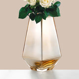 Maxbell Flower Vase Decorative Art Vases Flower Pot Flowers Arrangement Terrarium 21cmx15cmx10cm