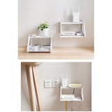 Maxbell Top Box Holders Wall Mounted Carrier Storage Shelf for Bedroom
