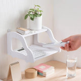 Maxbell Top Box Holders Wall Mounted Carrier Storage Shelf for Bedroom