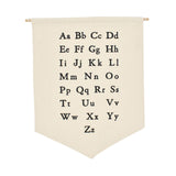 Maxbell Nordic Canvas Banner Wall Hanging Sign for Home Bedroom Decoration Alphabet