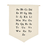 Maxbell Nordic Canvas Banner Wall Hanging Sign for Home Bedroom Decoration Alphabet