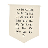 Maxbell Nordic Canvas Banner Wall Hanging Sign for Home Bedroom Decoration Alphabet