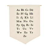 Maxbell Nordic Canvas Banner Wall Hanging Sign for Home Bedroom Decoration Alphabet
