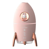 Maxbell Portable 350ml Air Humidifier Quiet USB Night Light for Bedside Table Travel Pink
