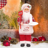 Maxbell Chef Statue Figurines Sculpture Christmas Decoration Counter Top Farmhouse