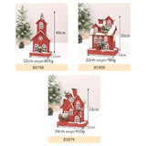 Maxbell Village House Christmas LED Lights Buildings Room Battery Operated Figurines Style B 22x14x30cm