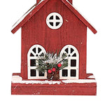 Maxbell Village House Christmas LED Lights Buildings Room Battery Operated Figurines StyleC 22x13x49cm