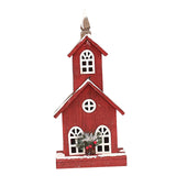 Maxbell Village House Christmas LED Lights Buildings Room Battery Operated Figurines StyleC 22x13x49cm