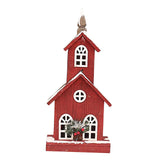 Maxbell Village House Christmas LED Lights Buildings Room Battery Operated Figurines StyleC 22x13x49cm