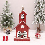 Maxbell Village House Christmas LED Lights Buildings Room Battery Operated Figurines StyleC 22x13x49cm