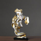 Maxbell Couples Face Kissing Statue Bedside Abstract Figurines Desk Bedroom