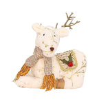 Maxbell Christmas Reindeer Stuffed Animal Creative Plush Elk for Decor Office Home StyleA