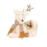 Maxbell Christmas Reindeer Stuffed Animal Creative Plush Elk for Decor Office Home StyleA