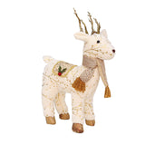 Maxbell Christmas Reindeer Stuffed Animal Creative Plush Elk for Decor Office Home StyleD