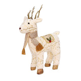 Maxbell Christmas Reindeer Stuffed Animal Creative Plush Elk for Decor Office Home StyleD