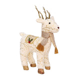 Maxbell Christmas Reindeer Stuffed Animal Creative Plush Elk for Decor Office Home StyleD