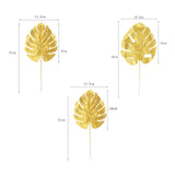 Maxbell Artificial Tropical Leaves for Home Decoration Jungle Birthday Theme Party 30 Palm Leaves