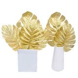 Maxbell Artificial Tropical Leaves for Home Decoration Jungle Birthday Theme Party 30 Palm Leaves