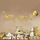 Maxbell Artificial Tropical Leaves for Home Decoration Jungle Birthday Theme Party 30 Palm Leaves