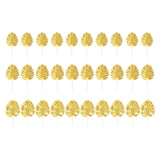 Maxbell Artificial Tropical Leaves for Home Decoration Jungle Birthday Theme Party 30 Palm Leaves