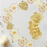 Maxbell Artificial Tropical Leaves for Home Decoration Jungle Birthday Theme Party 30 Palm Leaves