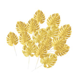 Maxbell Artificial Tropical Leaves for Home Decoration Jungle Birthday Theme Party 30 Palm Leaves