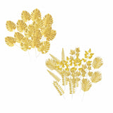 Maxbell Artificial Tropical Leaves for Home Decoration Jungle Birthday Theme Party 30 Palm Leaves