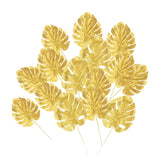 Maxbell Artificial Tropical Leaves for Home Decoration Jungle Birthday Theme Party 30 Palm Leaves