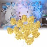 Maxbell Artificial Tropical Leaves for Home Decoration Jungle Birthday Theme Party 30 Palm Leaves