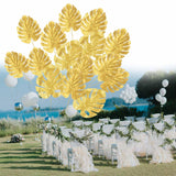 Maxbell Artificial Tropical Leaves for Home Decoration Jungle Birthday Theme Party 30 Palm Leaves