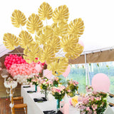 Maxbell Artificial Tropical Leaves for Home Decoration Jungle Birthday Theme Party 30 Palm Leaves
