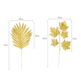 Maxbell Artificial Tropical Leaves for Home Decoration Jungle Birthday Theme Party 20 Mixed Leaves