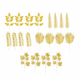 Maxbell Artificial Tropical Leaves for Home Decoration Jungle Birthday Theme Party 20 Mixed Leaves