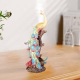 Maxbell Lifelike Feathered Birds Statue Ornament for Bedroom Desktop Decoration Aureate