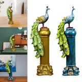 Maxbell Animal Statue Figurine Sculpture Miniature Ornament for Cabinet Decor Yellow