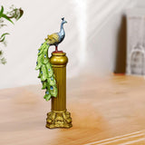 Maxbell Animal Statue Figurine Sculpture Miniature Ornament for Cabinet Decor Yellow